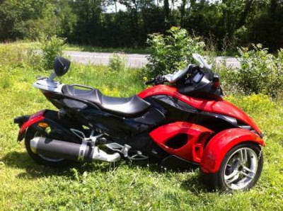 motocykel spyder rs sekvenčné