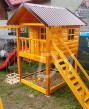 Zrubový detský domček