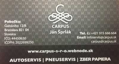 Autoservis Carpus- ponuka služieb