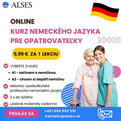 Kurz nemeckého jazyka pre opatrovateľky