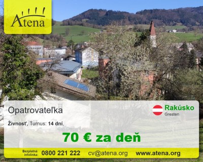 Opatrovatelka, opatrovatel, zdravotna asistentka