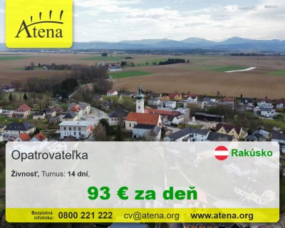 Opatrovatelka, opatrovatel, zdravotna asistentka