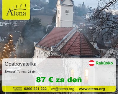 Opatrovatelka, opatrovatel, zdravotna asistentka