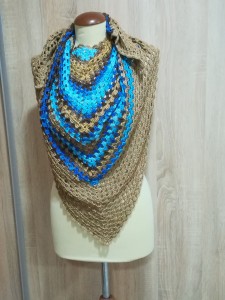 Háčkovaná šatka 39