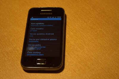 Predám mobil Samsung GALAXY ACE GT S5830