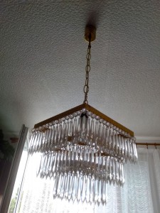 KRISTALOVY LUSTER VELMI PEKNY