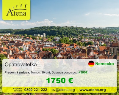 praca pre opatrovatelov a opatrovatelky