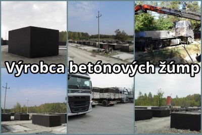 Betónové žumpy Betónová žumpa Dvojkomorové