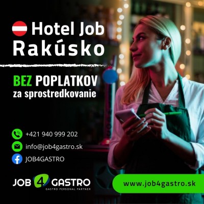 Skúsený čašník/čašníčka Chef de Rang