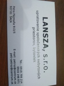 Ponúkame upratovanie