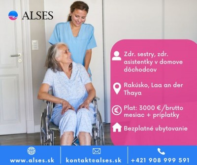 Zdravotné, praktické sestry s ubytovaním, Rakúsko