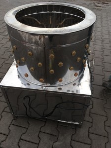 Bubnová škubačka na důbež CR60, škubací stroj