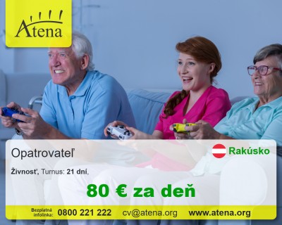Opatrovatelka, opatrovatel, zdravotna asistentka