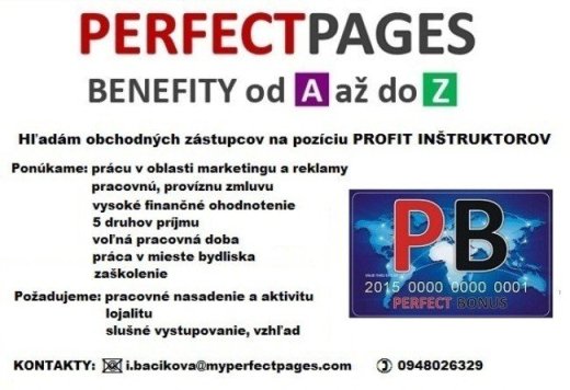 PROFIT INŠTRUKTORI aj bez praxe z celého Slovenska