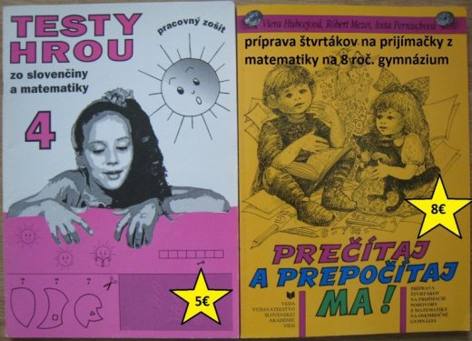PRÍPRAVA ŠTVRTÁKOV NA PRIJÍMAČKY z matematiky a S