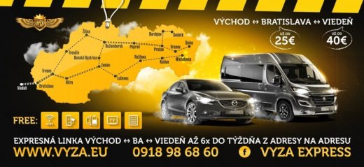 Preprava Osôb a Balíkov Viedeň-Bratislava-VýchodSR