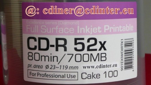 CD-R 80 min Diamond Printable Excellence series