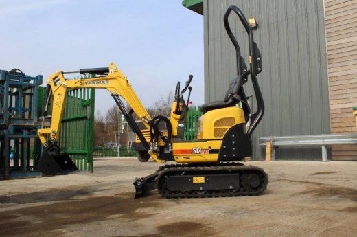 minibager, minirypadlo Yanmar SV 08 nové , výhodne