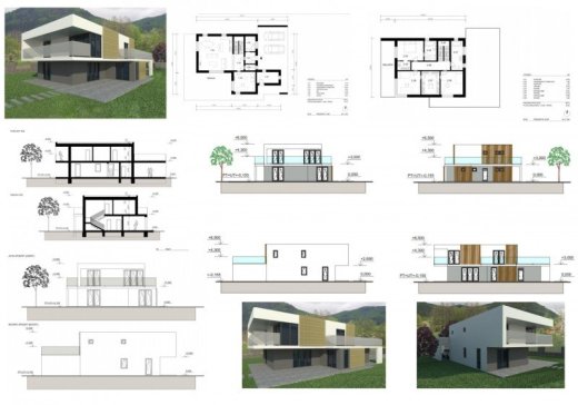 Architektonické štúdie + vizualizácie objektov