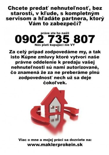 Kompletné realitné služby v meste Prievidza