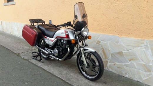 Honda CB 450N - original - + boční kufry + plexi