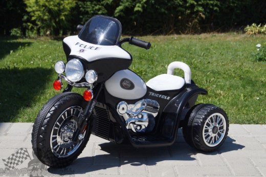 Elektrická motorka Chopper cierna