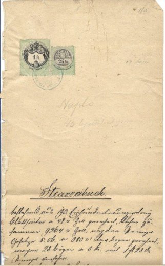 Predám dokument z r.1873