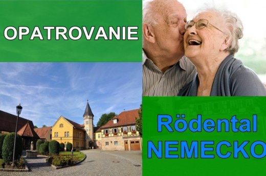 NEPREMEŠKAJTE  NOVÚ PONUKU-OPATROVANIE V NEMECKU