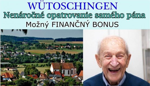 Nenáročné opatrovanie samého pána