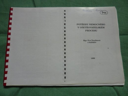 Potřeby nemocného v ošetřovatelském procesu
