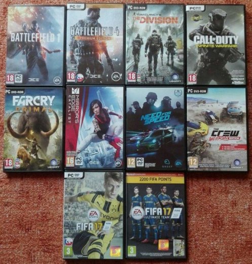 PCHry originálne nové:FIFA17 cz, Farcry cz, NFS cz