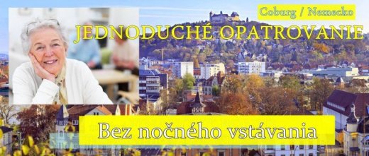 Ľahká pozícia bez nočného vstávania