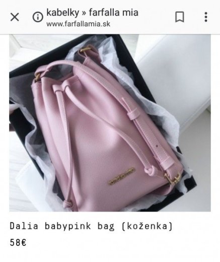 Predám dámsku kabelku zn. Farfallamia