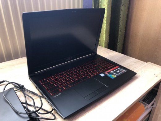 MSI GL62M 7REX, 15,6” DDR4, I5 7gen, 1tb+128Gb SSD