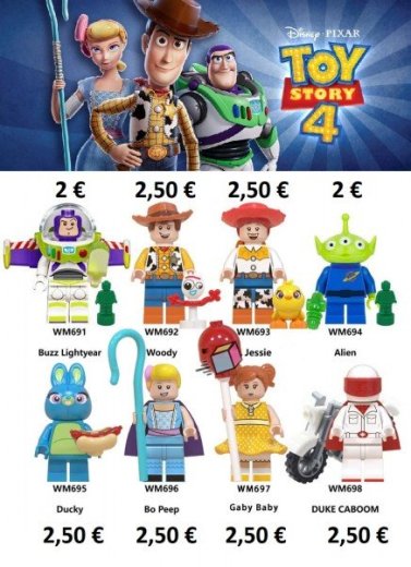 Predam LEGO Figurky Toy Story 4 - postovne zadarmo