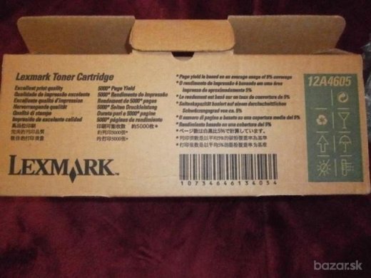 Originálny čierny toner Lexmark 12A4605