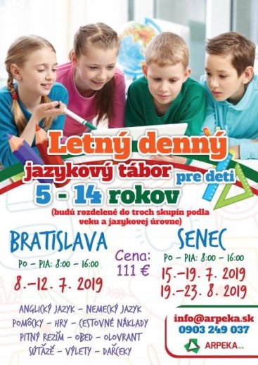 Letný denný jazykový tábor