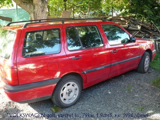Predám volkswagen golf 1,9
