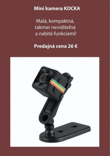 Mini kamera KOCKA