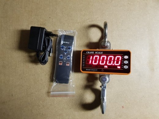 Závesná váha OCS-S do 1 000 kg s ovladačom