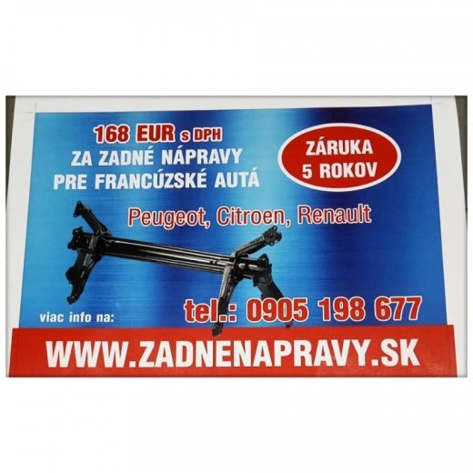 REPASOVANÉ ZADNÉ NÁPRAVY