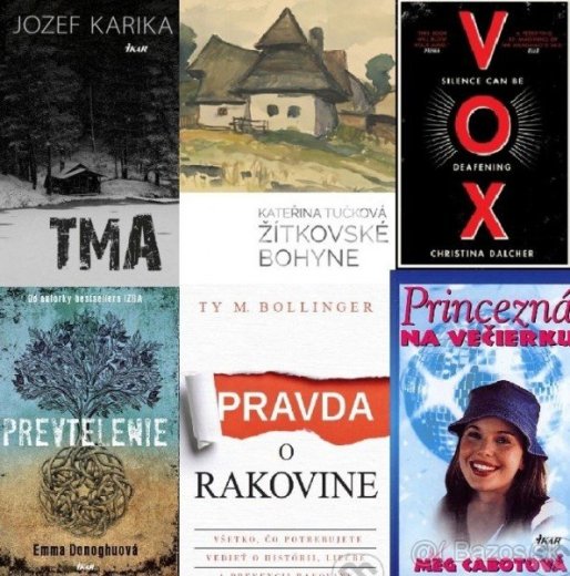 Predám knihy aj NOVÉ: krimi, pre ženy, bestsellery