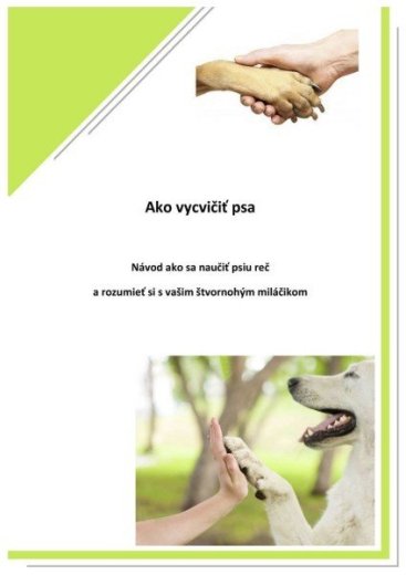 E-Book "Ako vycvičiť psa"