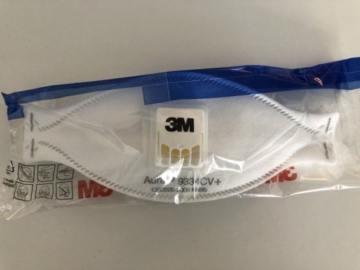 Respirátory 3M Aura 9934CV+