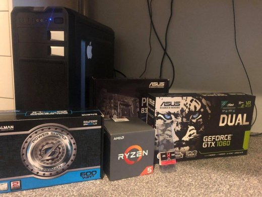 PC skladačka ADM ryzen 5,ASUS EX-GTX1060...