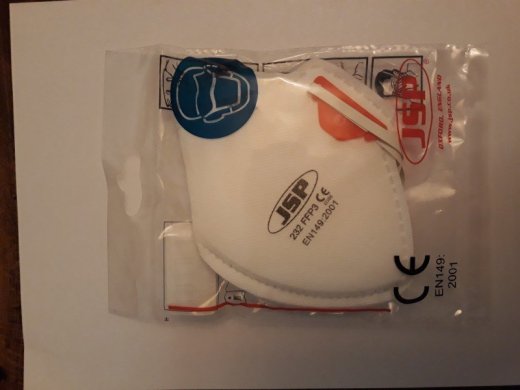 Respirator ffp3 značkový angkický JSP