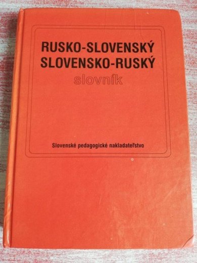 Rusko - slovenský, slovensko - ruský slovník