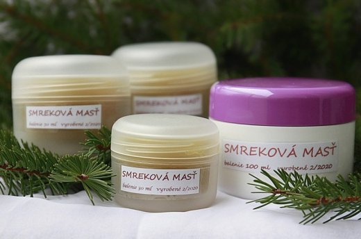 Smreková masť na priedušky a mykózu nechtov