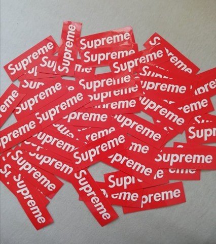 Supreme Nálepky