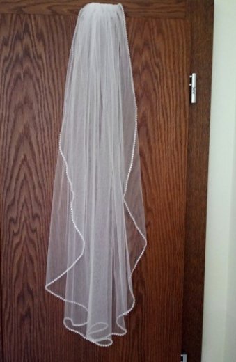 Závoj 75 cm s kamienkami